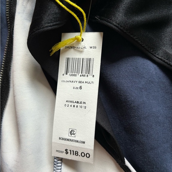 BCBG Sleeveless Floral-Print Sheath Dress - Size 6 - NWT - Mesh detail - Picture 4 of 8